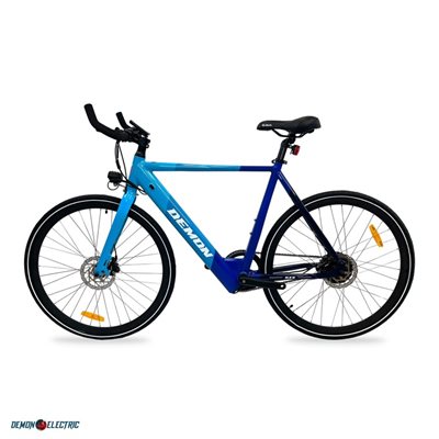 VELO ELECTRIQUE DEMON 6IX BLEU 70Km 36V 10AH